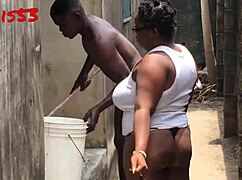 i'm home alone getting my ass fucked by emris53, feeling every outdoor thrust with big natural tits