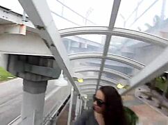 Pregnant Slut Sucks Black Dick Outside in Broad Daylight