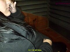 mi mejor amiga se traga toda mi pija en el balcon y un vecino casi nos descubre