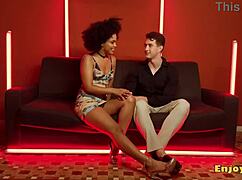 Fiery spanish pair in mighty multiracial union igniting the screen with harsh hump and vag eating spunk on face and wooly cunt act - a must-watch hard-core xxx scene. what do you think?