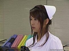 Naughty Hot Nurse Indulges In Self-Masturbation Using Various Sex Toys In Hospital Setting