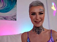 Tabitha Poison Gets Bent Over In Interracial Threesome!