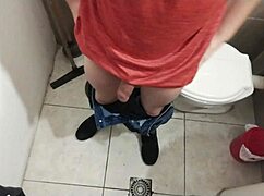 I really like this camera angle it makes my jerked off cock look good