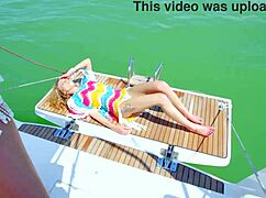 Amirah Adara and Angel Emily Toy Their Buttholes with Dildos Outdoors in Lesbian Action