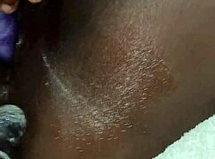 Double penetration squirts jizz on ebony curves