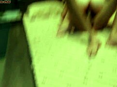 Wife moans on big cock while cuckold husband films and jerks off.