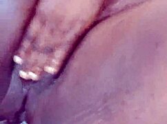 Double penetration squirts jizz on ebony curves