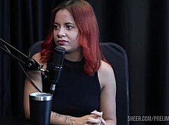 bruna ferrari's moments in preliminares podcast with bia hot part 1 on sheer red