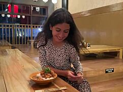 I suck dick in the toilet of a sushi bar and eat rolls with cum on my face