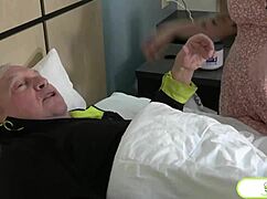 Wisconsin Tiff's Old Man Watches Her Get Gangbanged by His Friends!