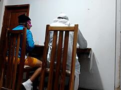 Sheikh's Friend Fucks Waitress Tableside