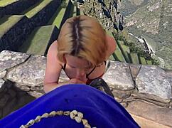 getting dick sucked while atop machu pichu in vr