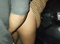 Latina amateur horny on beach car penetration showing body in public