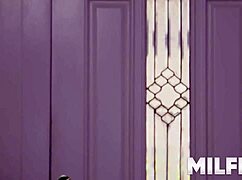 Her mom touching herself while watching us fuck