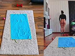 Naughty And Naked Dual Cam Yoga Will Make Your Heart Race
