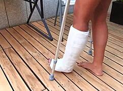 the car accident - short cast leg movie