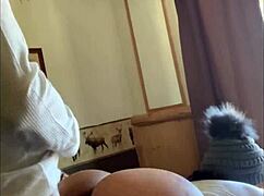 性感滑雪妹POV猛干男人大屌