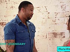 black client enjoys nuru massage and more from sensual teen brunette maya woulfe