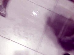 Young Redhead Pleasures Herself With Dildo On Countertop