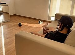 My stepmom catches me jerking off and pops my cherry