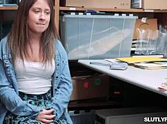 senior officer shows the rookie the right way of searching with intense action