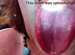 Giantess fantasy putting tiny guy in mouth