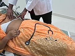 Doctor having fun with lady