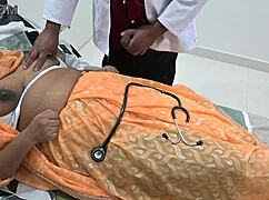 Doctor having fun with lady