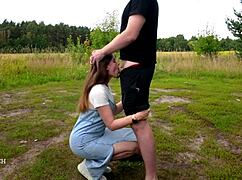 I Want Outdoor Throating And Cum Swallowing