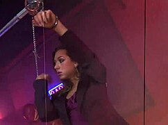 european kinky groupsex orgy with cage- chains - handcuffs and cosplay - stripclub porn xxx