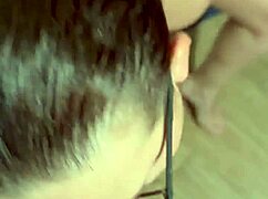 Did hubby catch his wife getting fucked and pissed on?