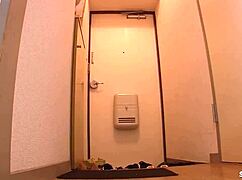 Petite Japanese Teen Seduces Older Guy for Creampie Defloration