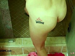 Shy Teen 18+ Blonde Took a Shower