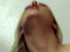 Big rack blonde enjoys anal missionary after tushy warmups