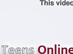 Teen 18+ Experiences First Time Ass To Mouth With Big Butt Plug