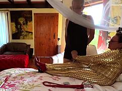 dominatrix mistress april - ebony female slave rose part 4