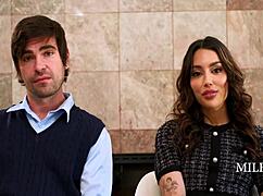 Super spies Vanessa Sky and Lucky Fate share a moment mid mission