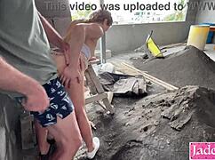 Exhibitionist couple gets kinky and fucks outdoor!