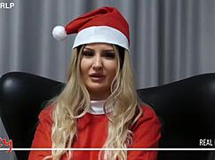 real life porno stacy rims and milks for christmas