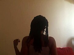 amateur ebony princess riding big cock at home 😍