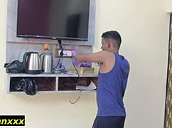 Beautiful teen girl having sex with thief 😍