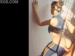 Chun-li compilation features anal assfucking with big cocks in hardcore street fights and spanking games