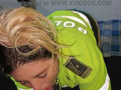 Police alert blonde sucked and licking my dick before sleeping 😏