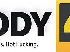 Skinny peach speaks russian to boyfriend's dad then they engage in intimate activities