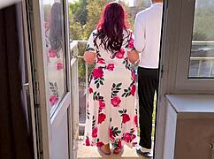 It Was Cold Outside And The Stepson Invited His Stepmom Into The House To Warm Her Up