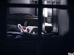 Krissy Lynn Shares Guy's Big Cock with Horny Lesbians After Kissing