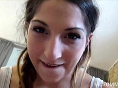 Jimena Lago's Intimate Sofa Encounter in Homemade POV Clip