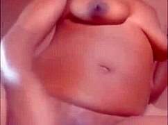 Homemade squirting session with big pussy lips using toys after getting horny alone