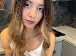 Skinny Secretary Offers Tantaly Fuck Doll to Greedy Boss in Fishnets Stockings Creampie