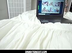 aww cute big ass latina teen stepsis aria lee finds out bro crushes n gets pov fucked hard